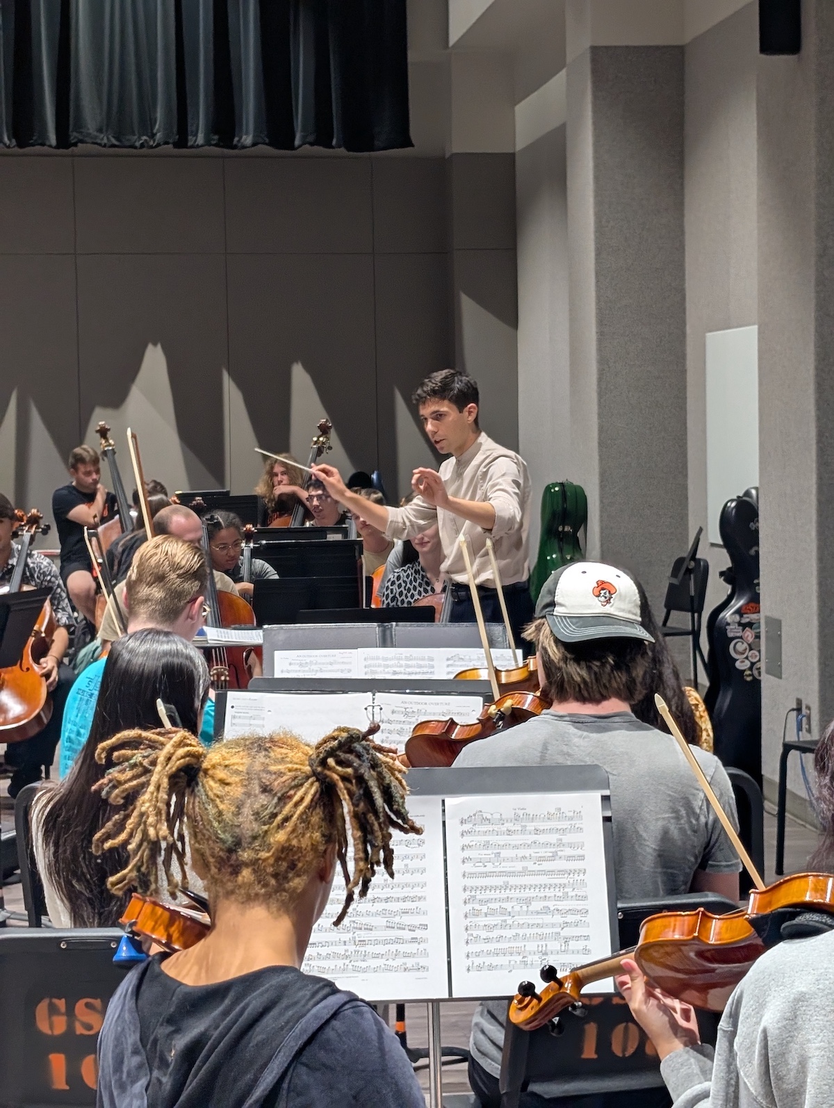 orchestra rehearsal
