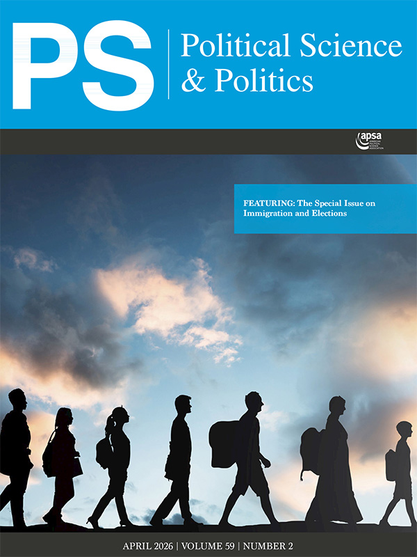 Political Science and Politics poster