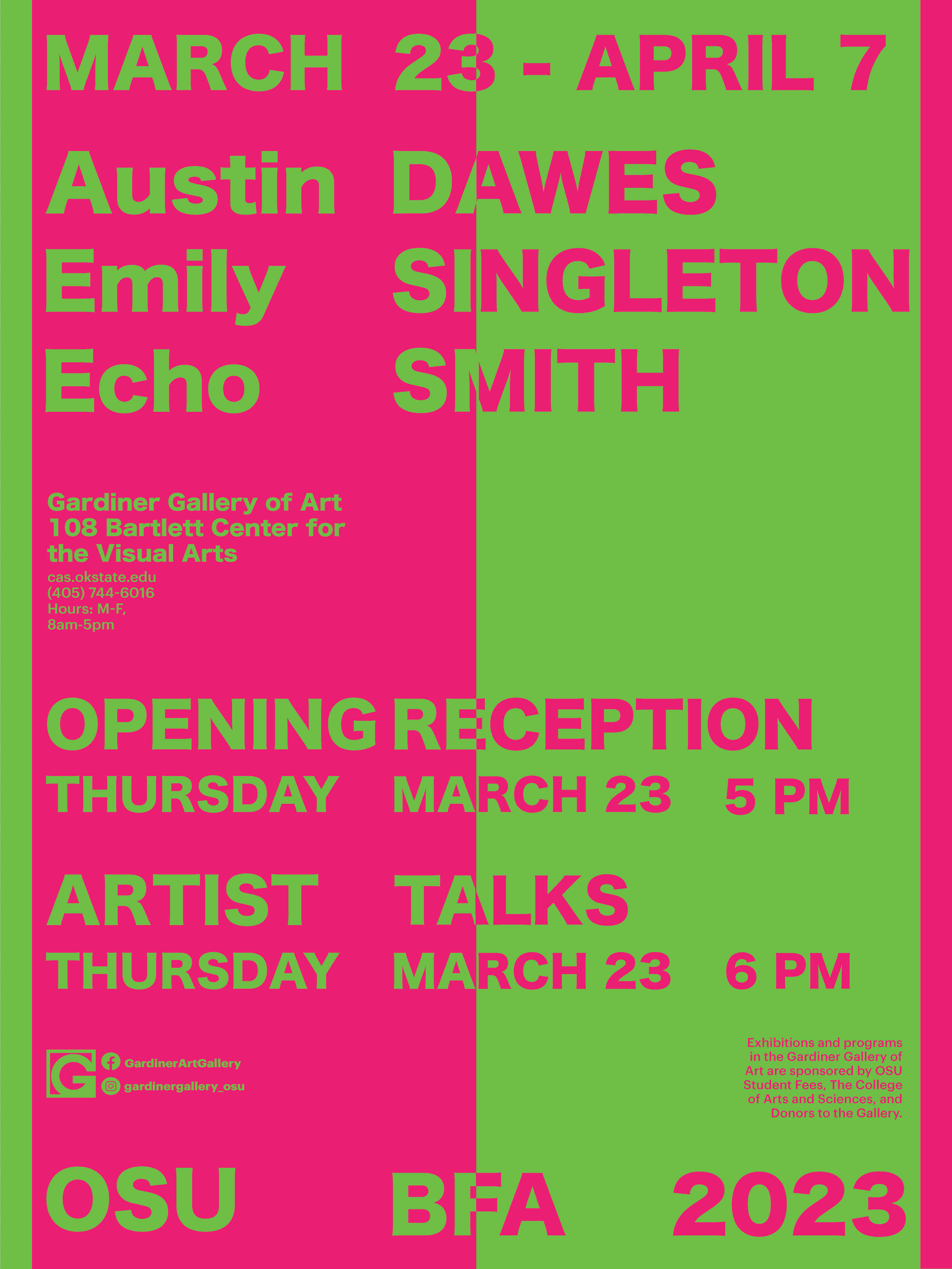Exhibition flyer