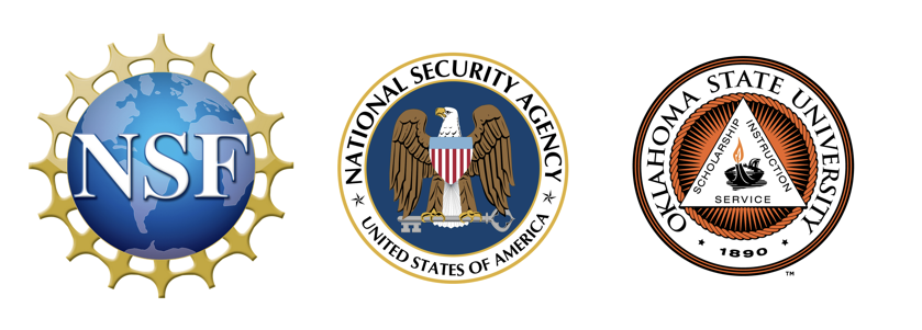 logos.png Logos of the National Science Foundation, National Security Agency, and Oklahoma State University displayed side by side