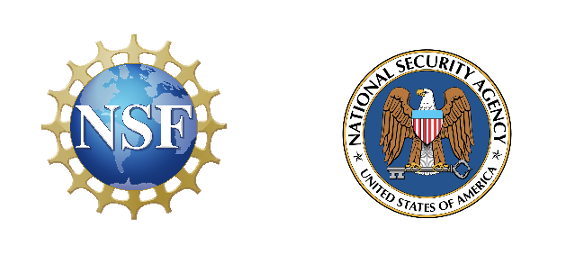 Logos of the National Science Foundation (NSF) and the National Security Agency (NSA) displayed side by side Logos of the National Science Foundation (NSF) and the National Security Agency (NSA) displayed side by side