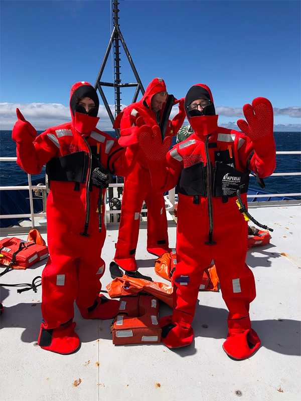 Red Survival Suits