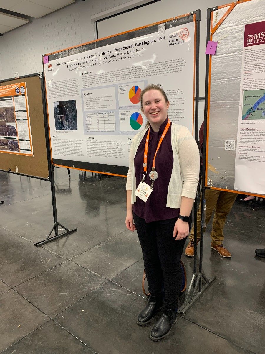 Lisa and her poster