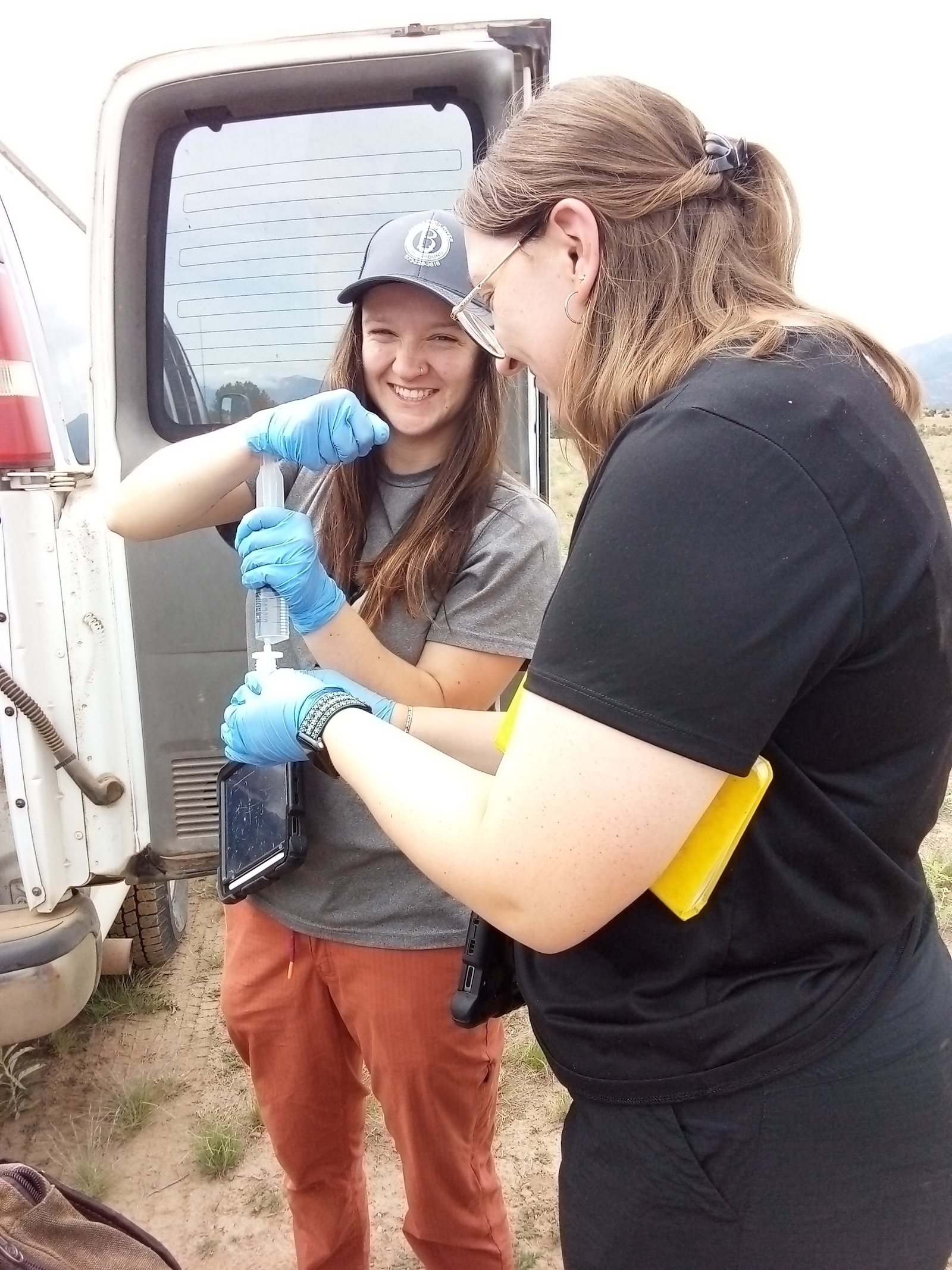 students sampling