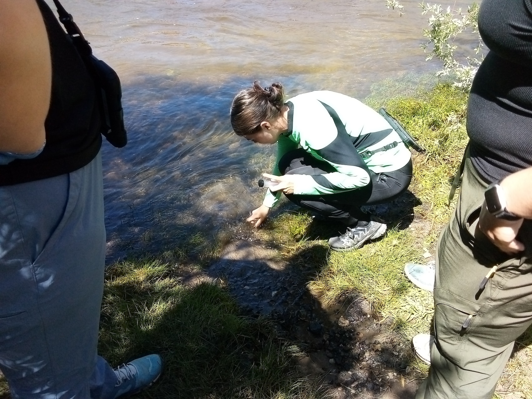 students sampling