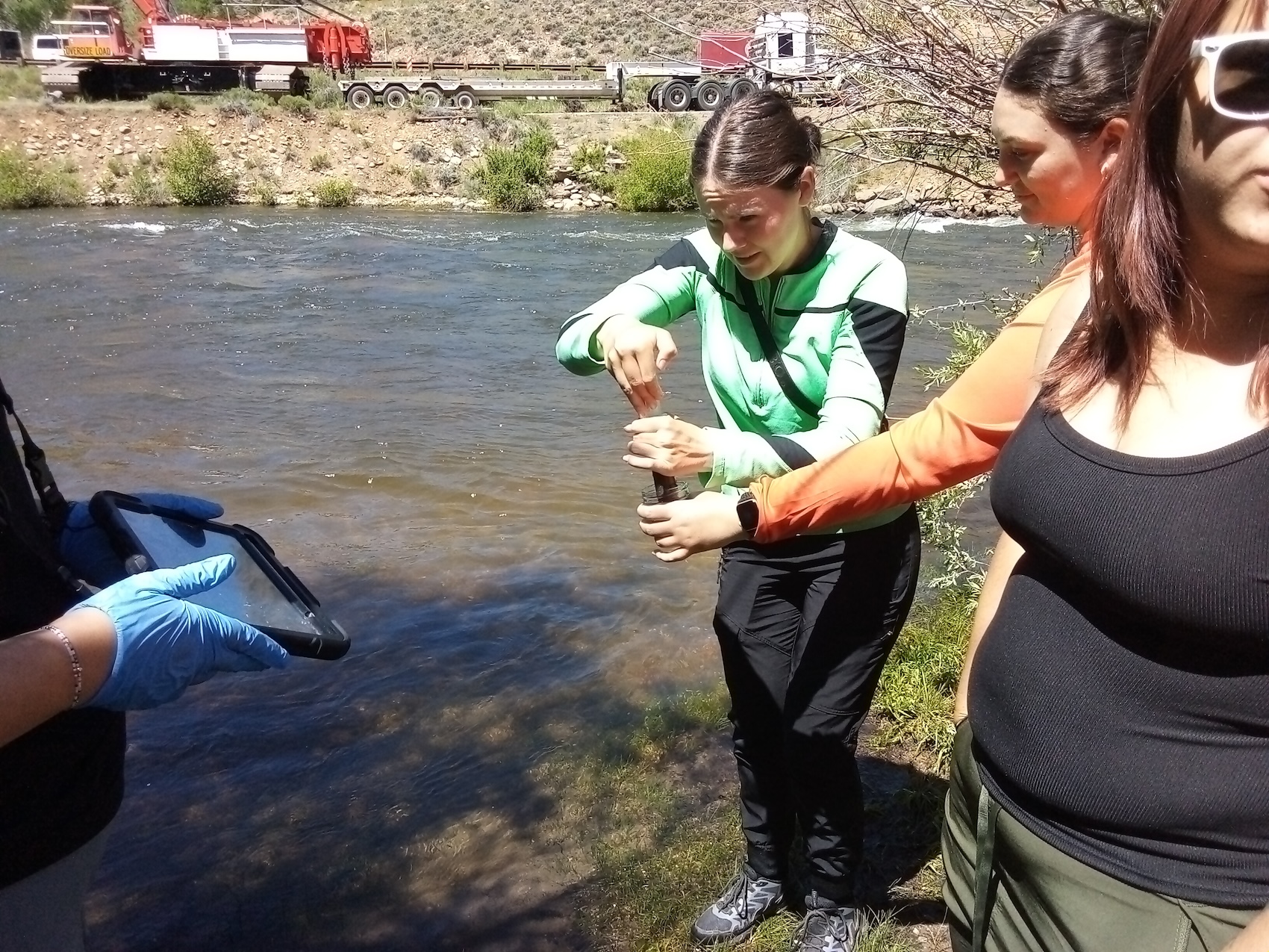 students sampling