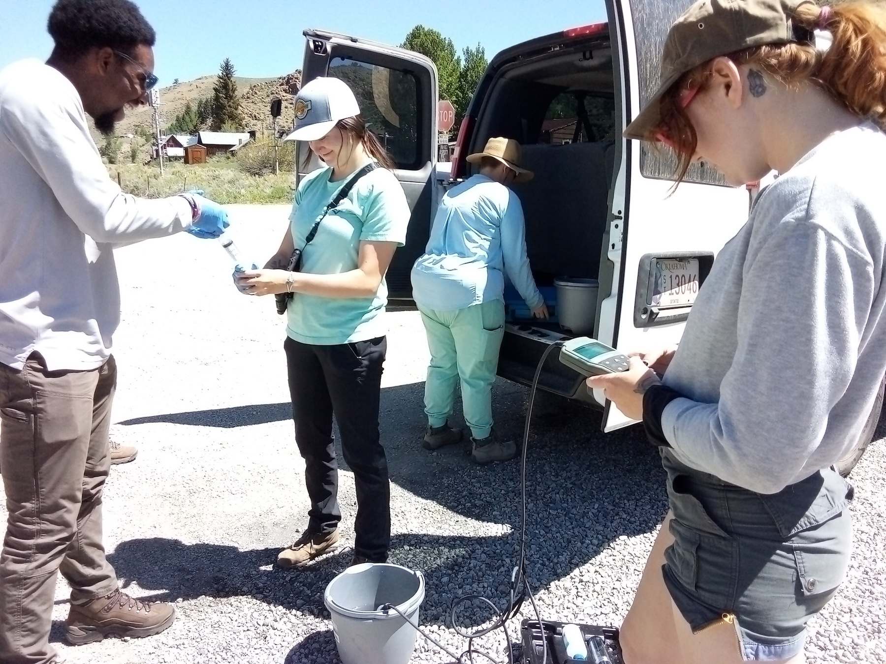 students sampling