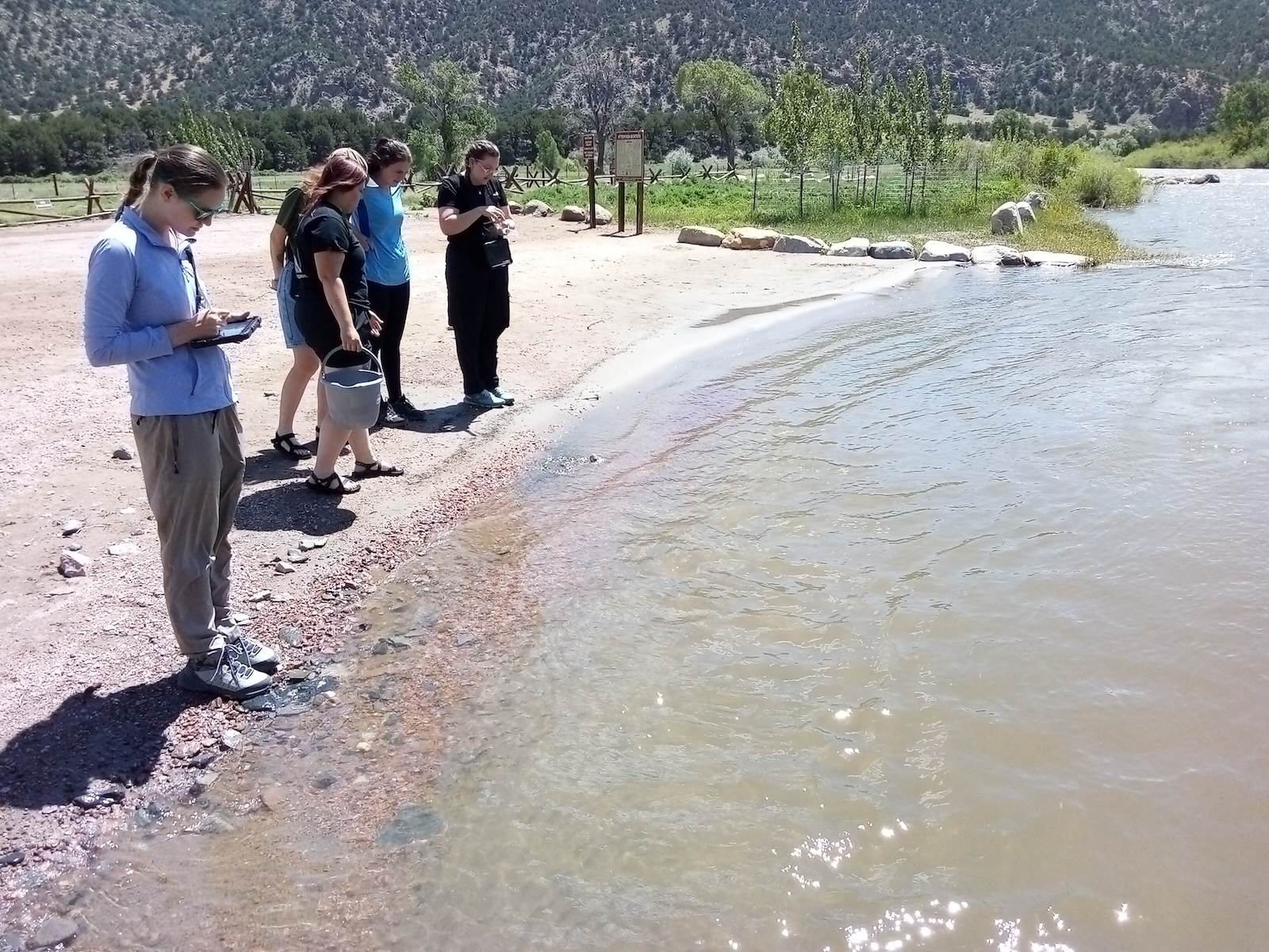 students sampling