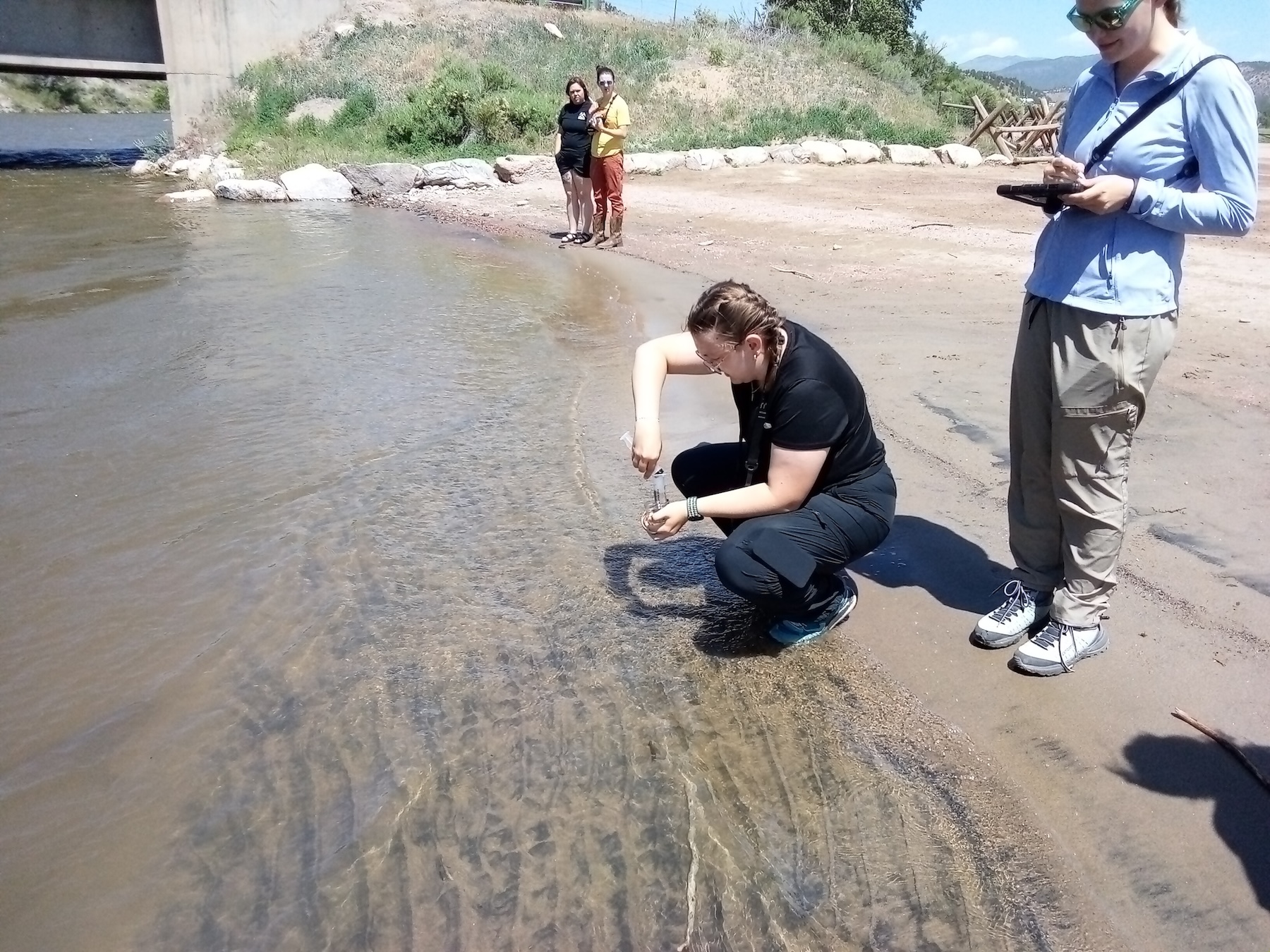 students sampling