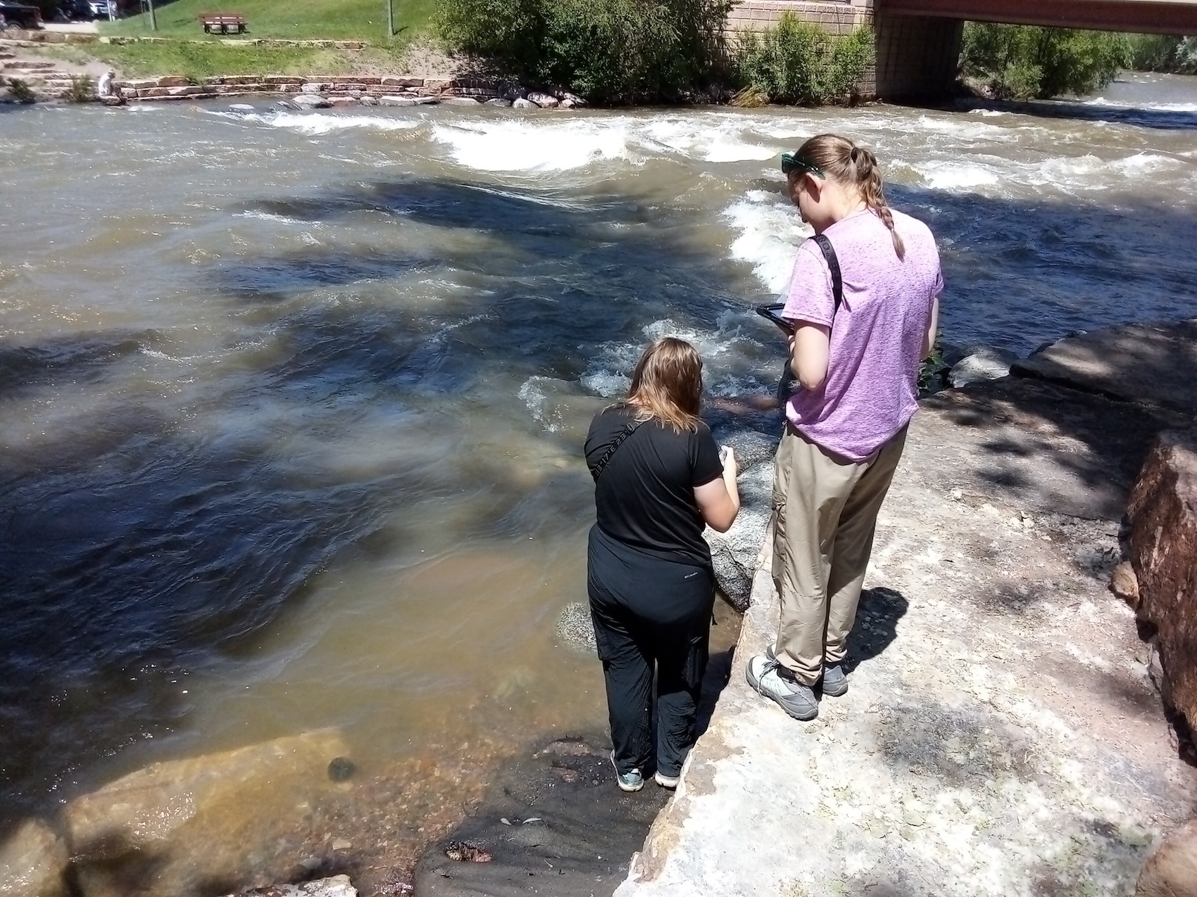 students sampling