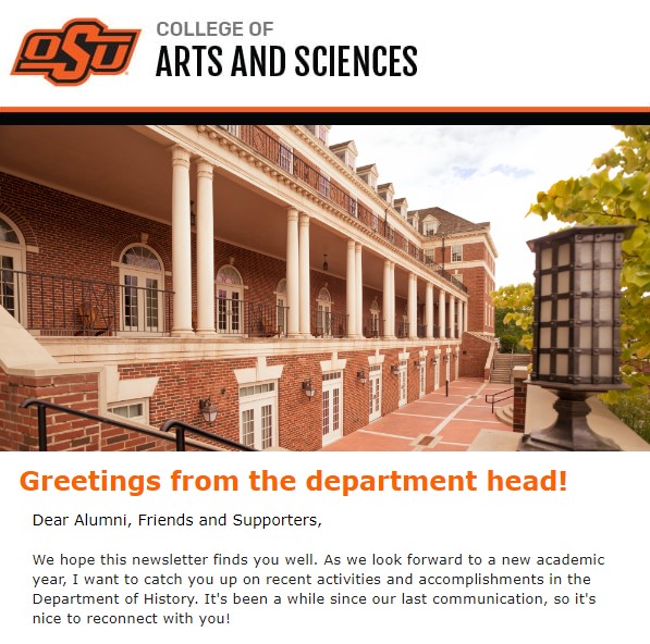 Department Newsletter