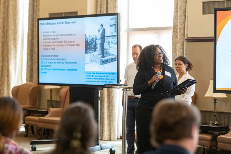 Dr. Brandy Thomas Wells presenting
