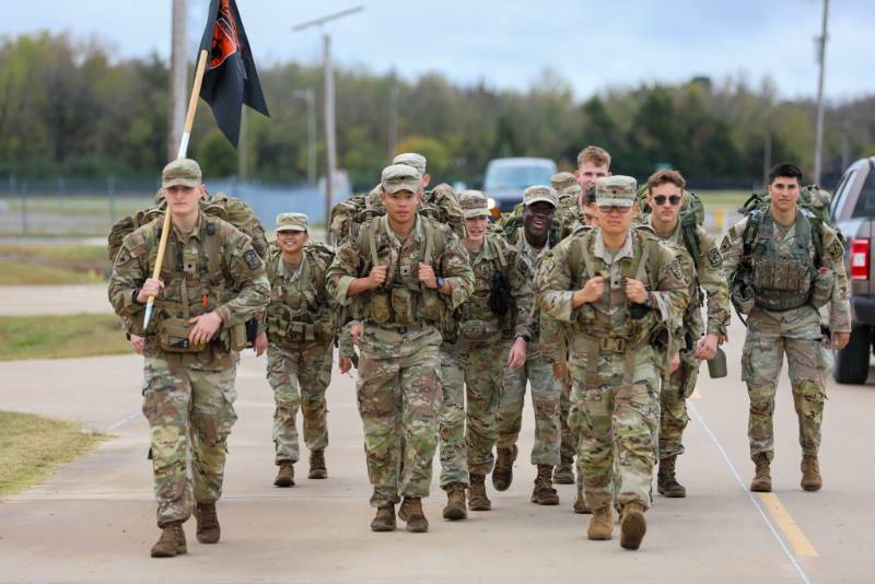 cadets rucking at camp gruber cadets rucking at camp gruber