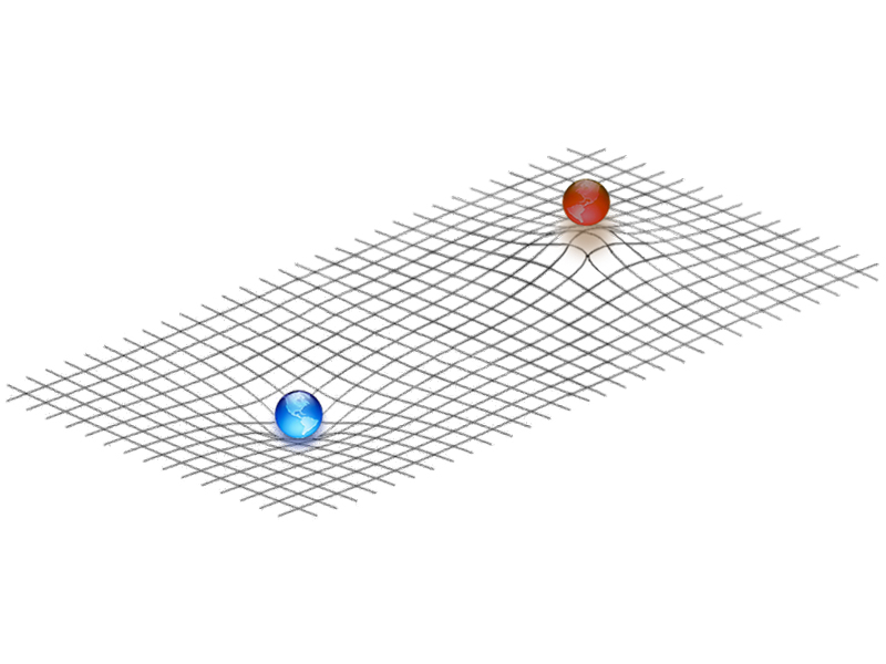 Space, Time, gravity image