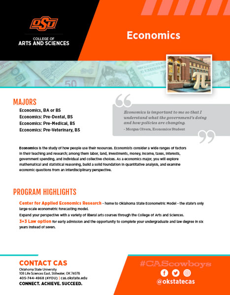 Economics Slick Sheet document image