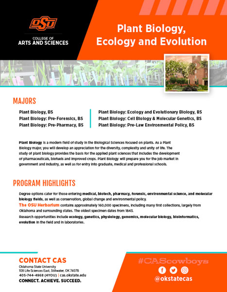 Plant Biology Slick Sheet document image