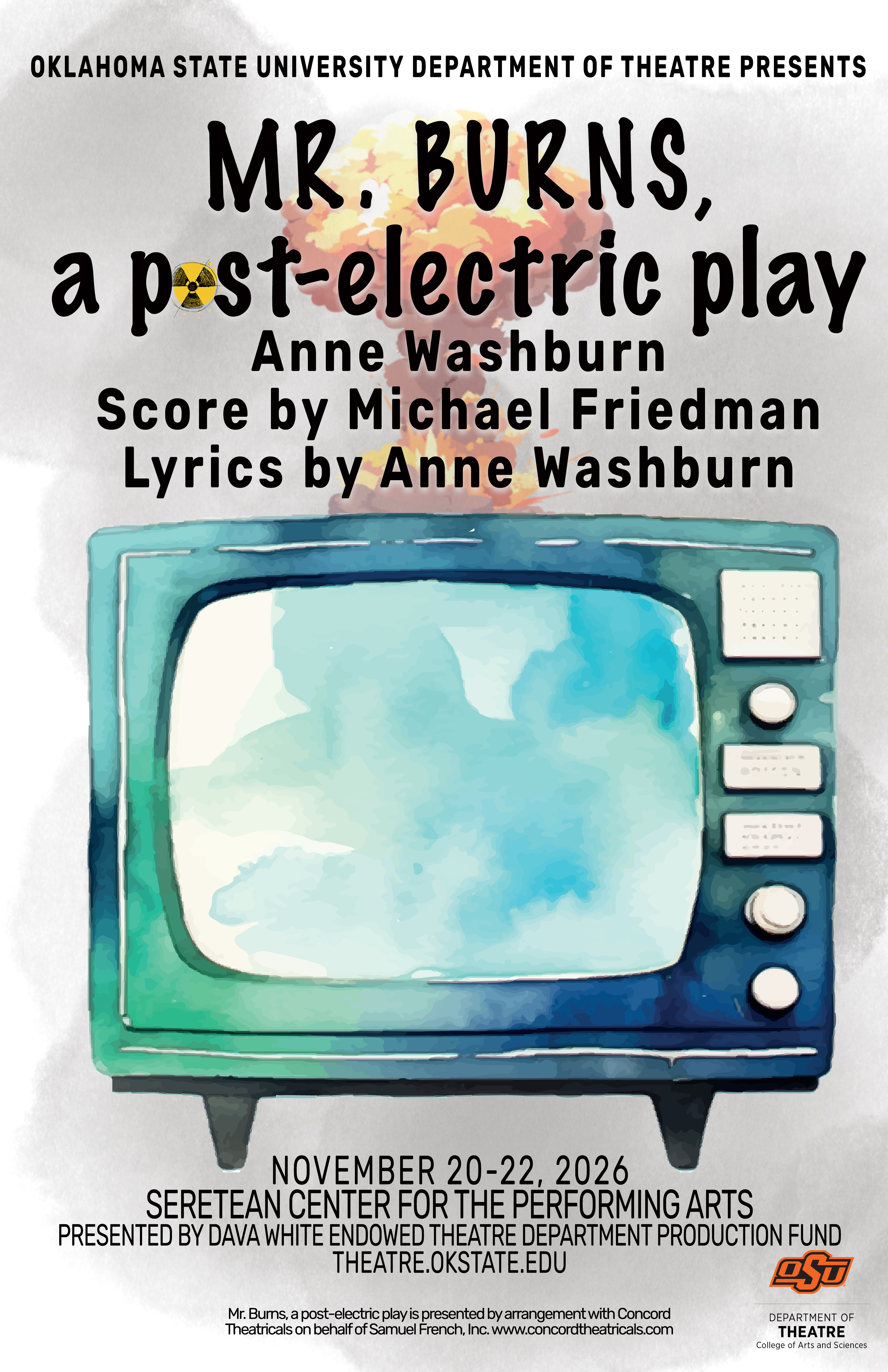 MrBurns Mr. Burns a post-electric play poster