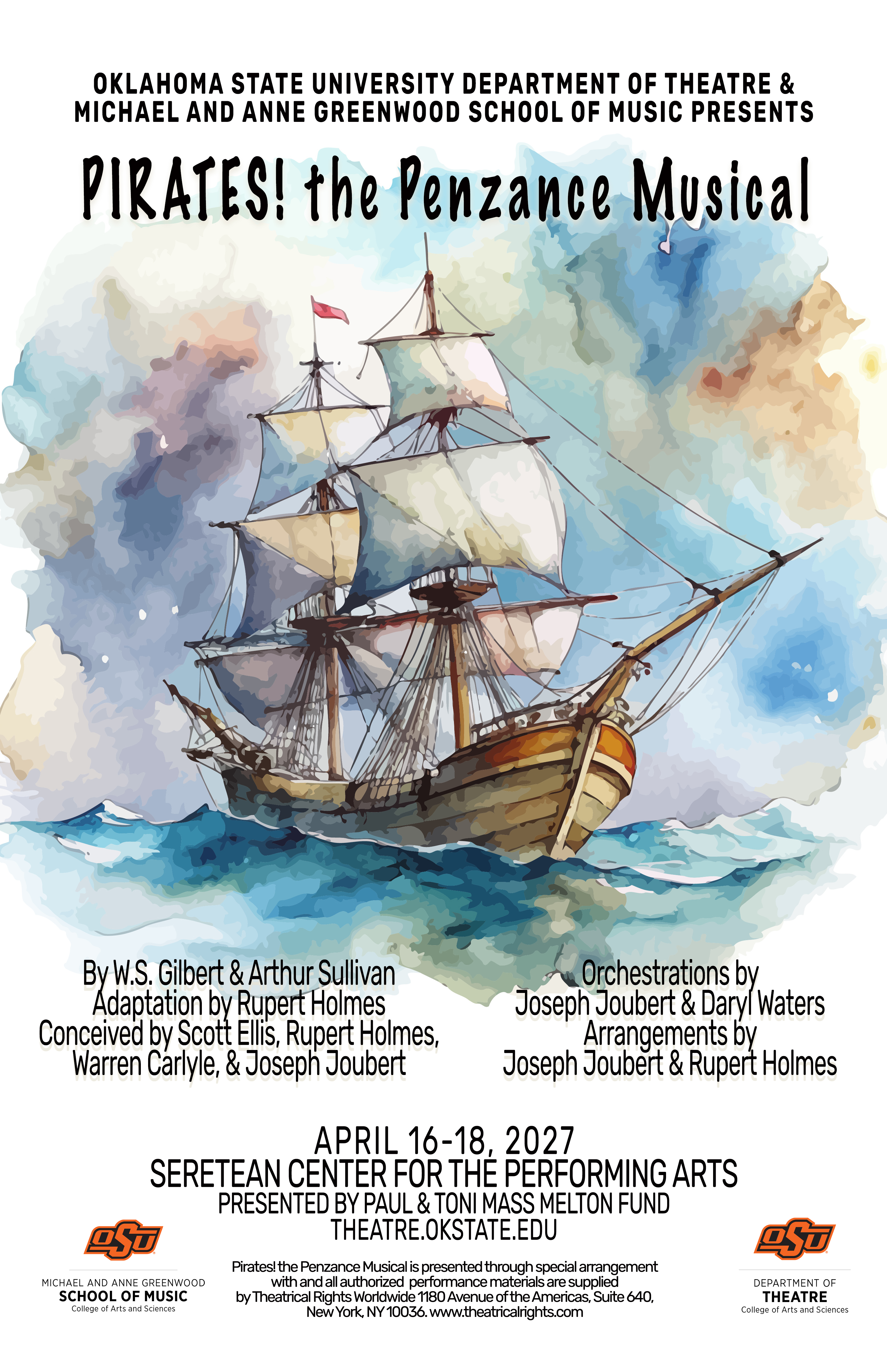 Pirates Pirates! the Penzance Musical Poster