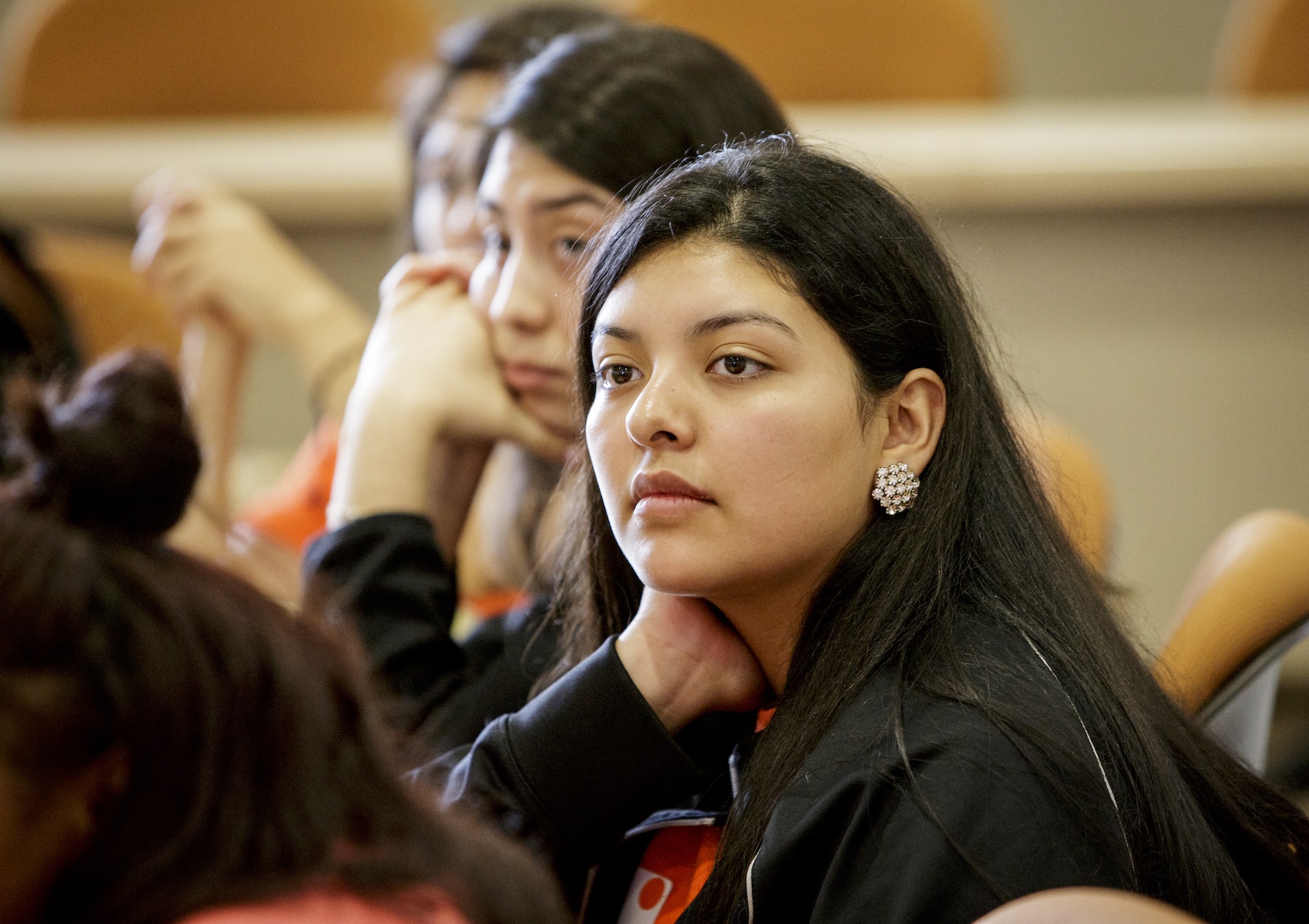 Students in class